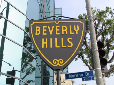 Rt. 66: Beverly Hills sign