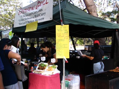 Rt. 66: Century City, grilled salmon with red curry