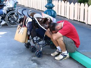 Disneyland and California Adventure Part 1: tuckered out