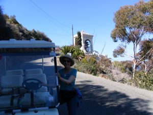 Down LA River Catalina: Lee, golf cart bell tower