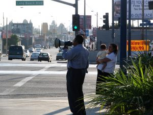 Down LA River Part 11: street corner preacher with family