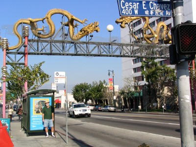 Rt 66: LA: Chinatown Dragon Gate John Varley