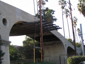 Rt 66: San Gabriel, Pasadena: pedestian bridge