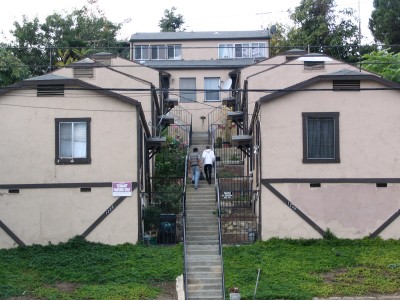 Rt. 66: Echo Park - climbing stairs