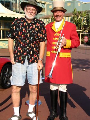 Santa Anita 2008: John Varley with Trumpeter