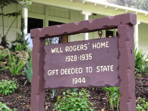 Sunset Boulevard - Part 17.5: Will Rogers State Historic Park: Will Rogers sign