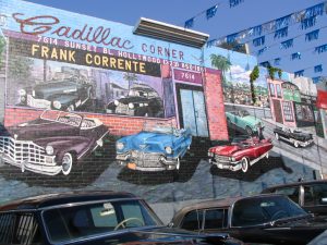 Sunset Boulevard – Part Nine: La Brea to Fairfax: Cadillac Corner mural