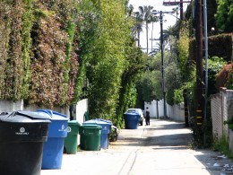 Sunset Boulevard - Part Twelve: Garbage Cans of Beverly Hills: alley 3