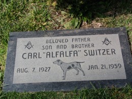 Sunset Boulevard – The Dead: Part 1 - Hollywood-Forever: Carl “Alfalfa” Switzer