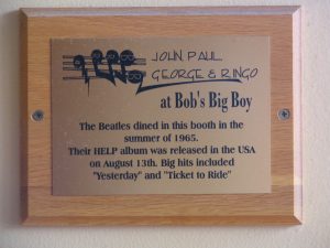 Up LA River Part 9: Bob’s Big Boy Beatles plaque