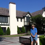 Wilshire Blvd Part 2: John Varley in front of The Getty House