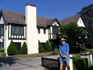 Wilshire Blvd Part 2: John Varley in front of The Getty House