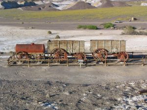 Death Valley: old borax mill