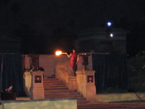 Hollywood Forever Hamlet: Lighting torches