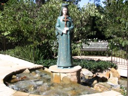 San Fernando Mission statue