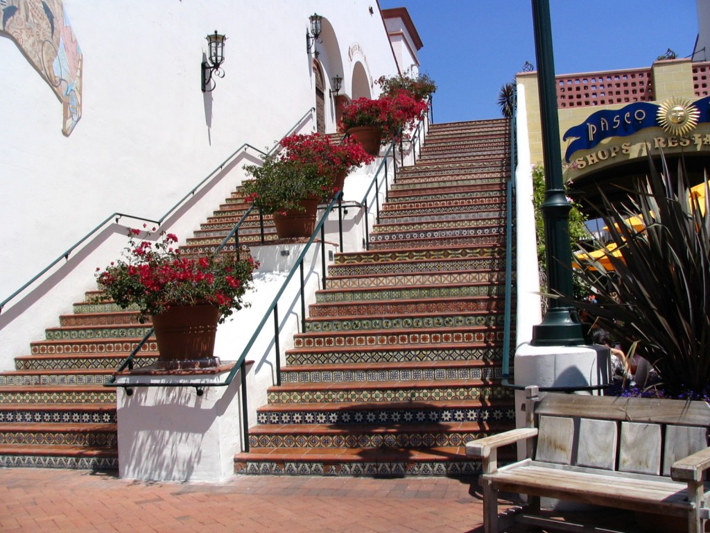 Santa Barbara: stairs