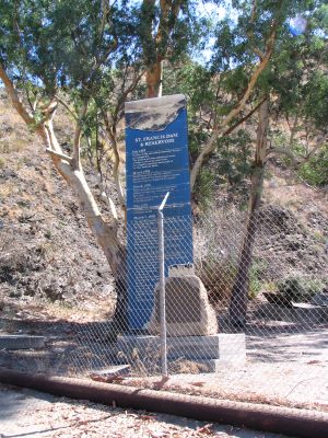 St Francis Dam marker