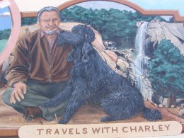 Steinbeck Center mural: Travels with Charley