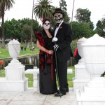 Day of the Dead 2008: bride and groom