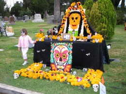 Day of the Dead 2008: girl in the pink jacket