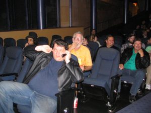 The Rutles Reunion: John Varley eating popcorn