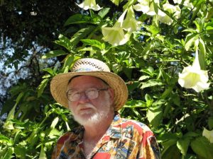 Descanso Gardens: John Varley, angel trumpet flowers