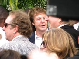 George Harrison Hollywood Star: Eric Idle & Paul McCartney