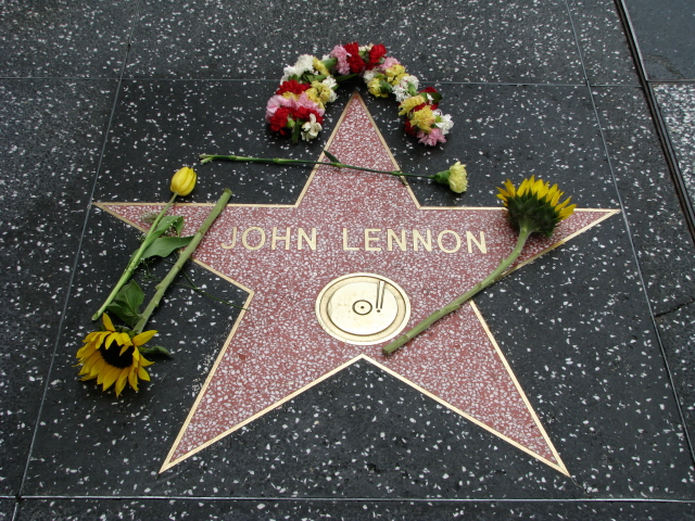 John Lennon Hollywood Star